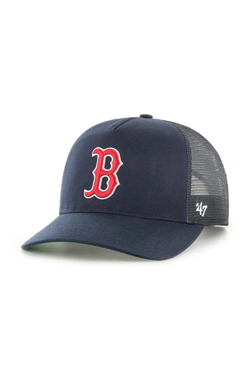 47 Brand Памучна шапка с козирка MLB Boston Red Sox