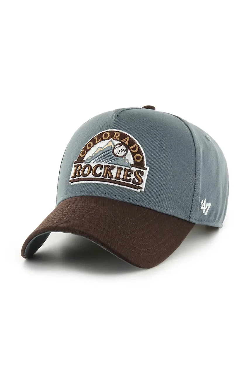 47 Brand Памучна шапка с козирка MLB Colorado Rockies Sure Shot