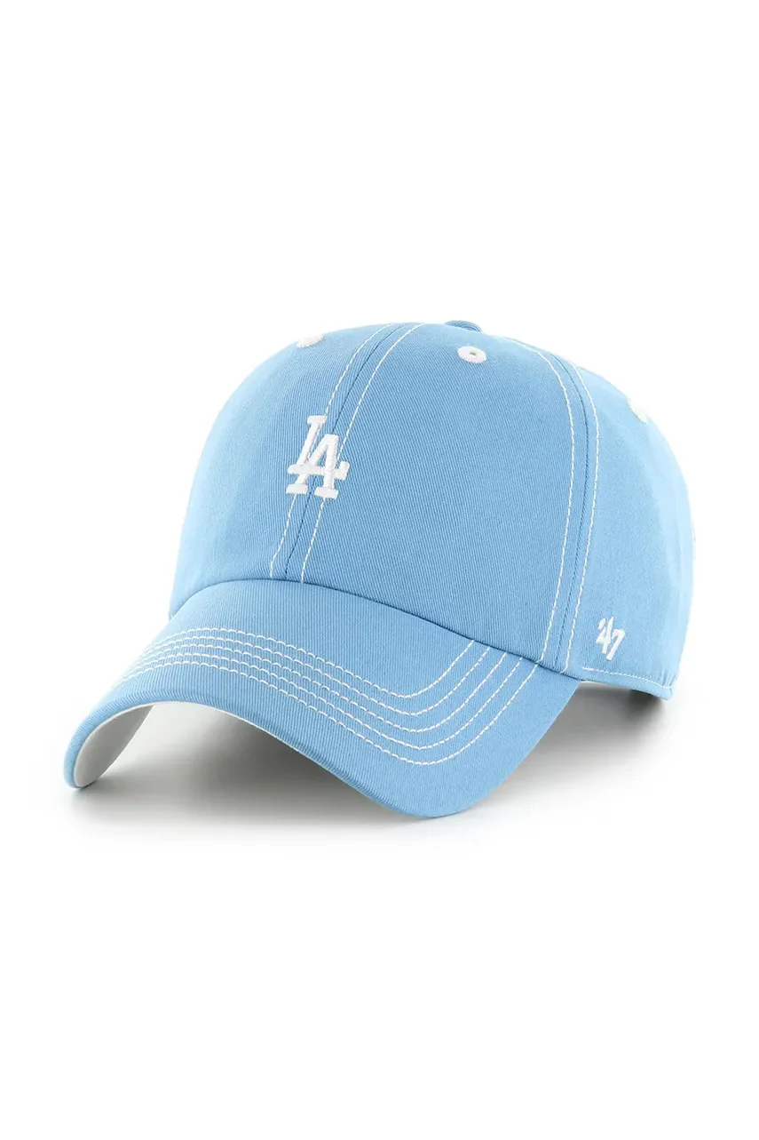 47 Brand Памучна шапка с козирка MLB LA Dodgers