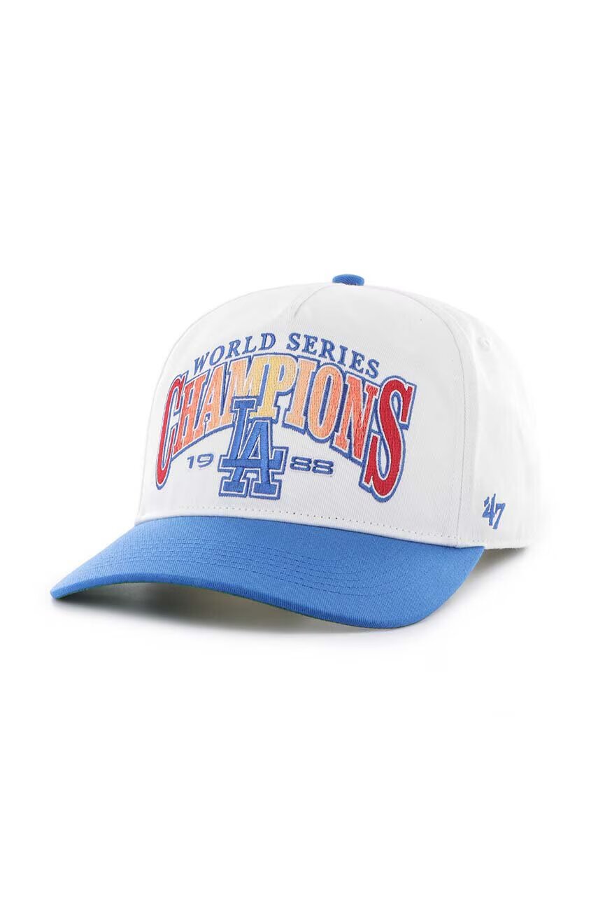47 Brand Памучна шапка с козирка MLB Los Angeles Dodgers