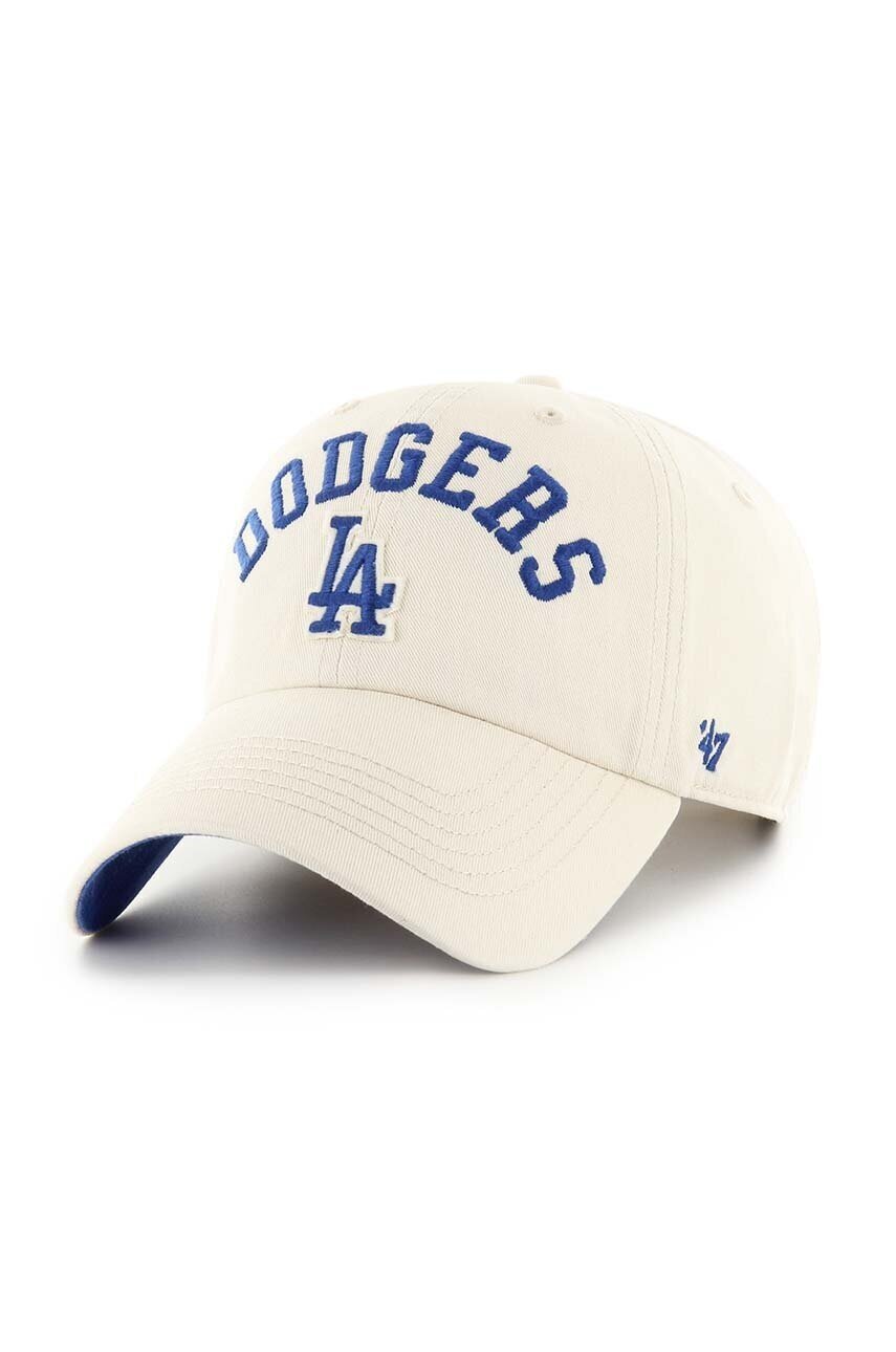 47 Brand Памучна шапка с козирка MLB Los Angeles Dodgers
