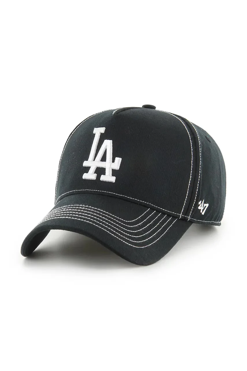 47 Brand Памучна шапка с козирка MLB Los Angeles Dodgers
