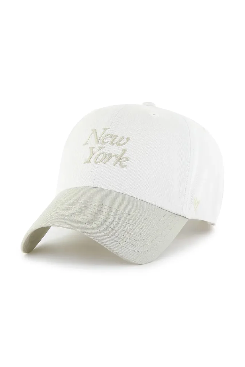 47 Brand Памучна шапка с козирка MLB New York Yankees
