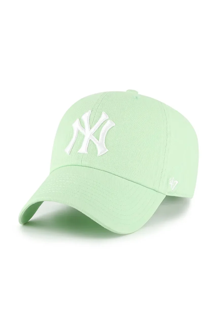47 Brand Памучна шапка с козирка MLB New York Yankees