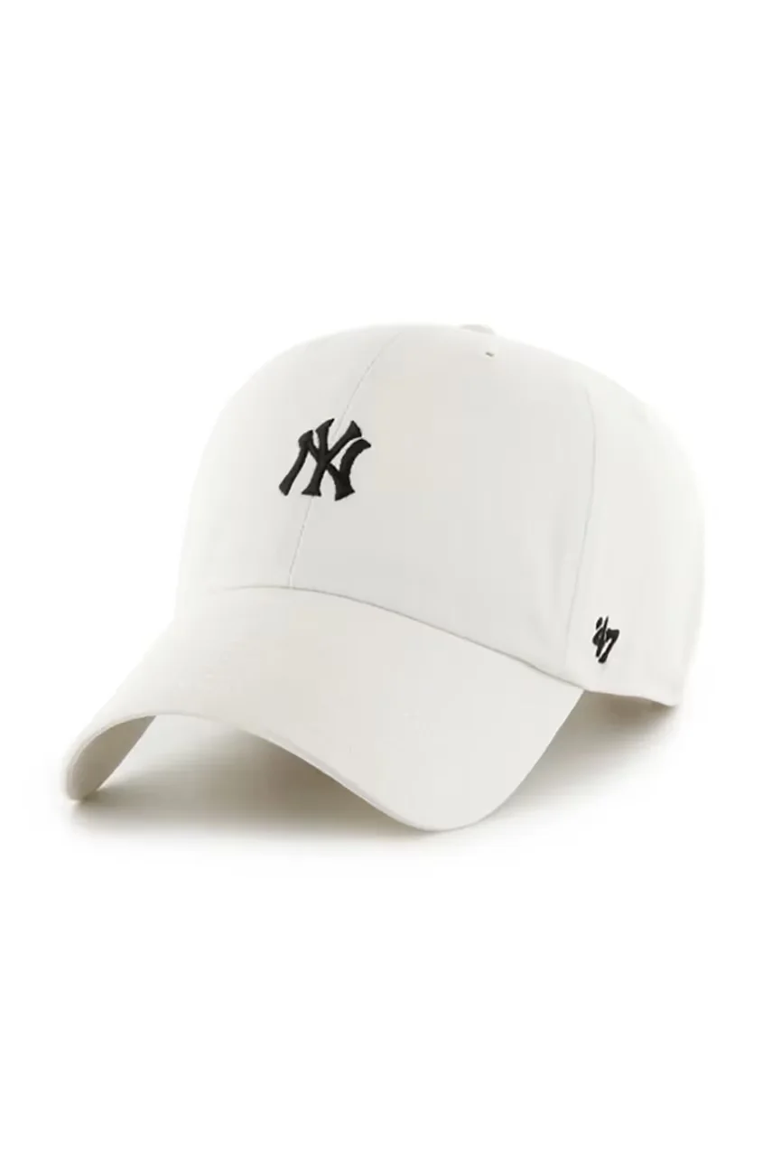 47 Brand Памучна шапка с козирка MLB New York Yankees