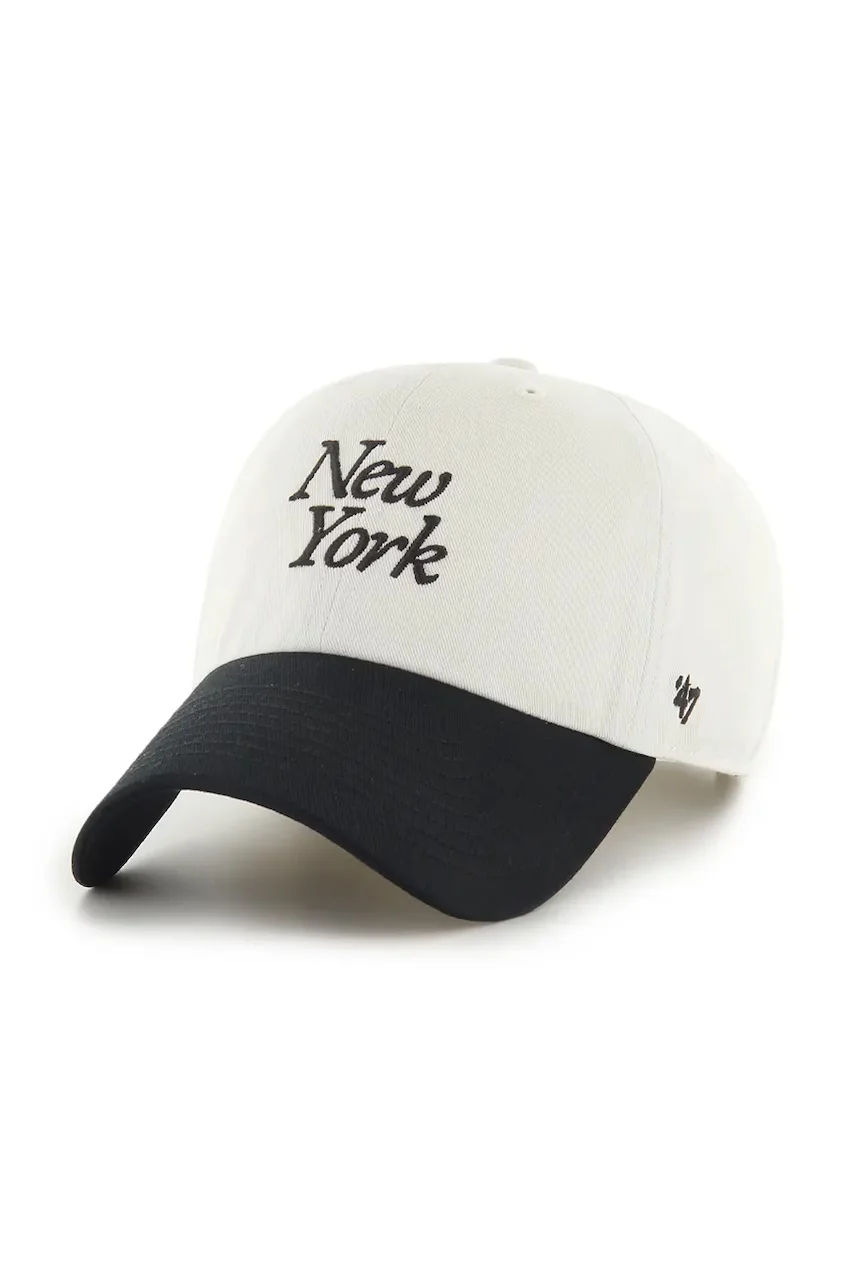 47 Brand Памучна шапка с козирка MLB New York Yankees