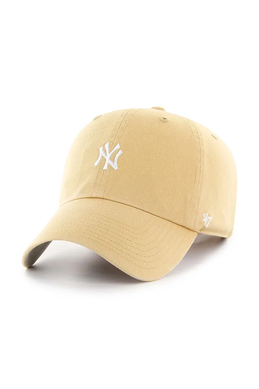 47 Brand Памучна шапка с козирка MLB New York Yankees