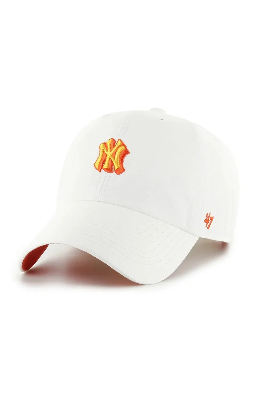 47 Brand Памучна шапка с козирка MLB New York Yankees