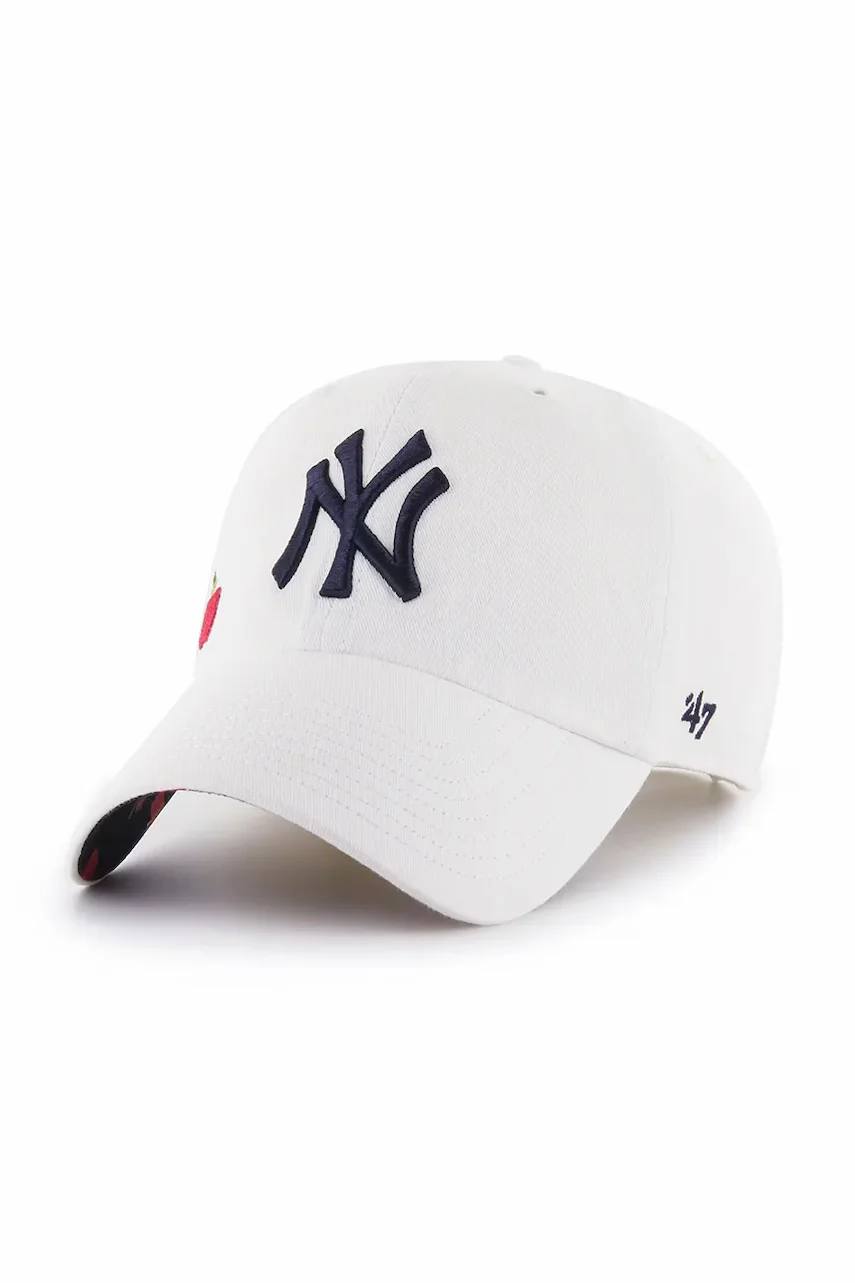 47 Brand Памучна шапка с козирка MLB New York Yankees