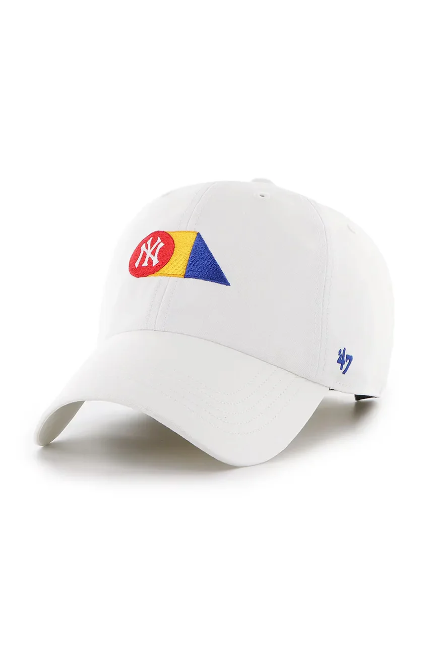 47 Brand Памучна шапка с козирка MLB New York Yankees
