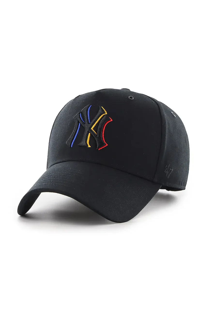 47 Brand Памучна шапка с козирка MLB New York Yankees