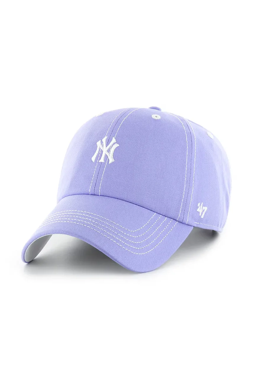 47 Brand Памучна шапка с козирка MLB New York Yankees