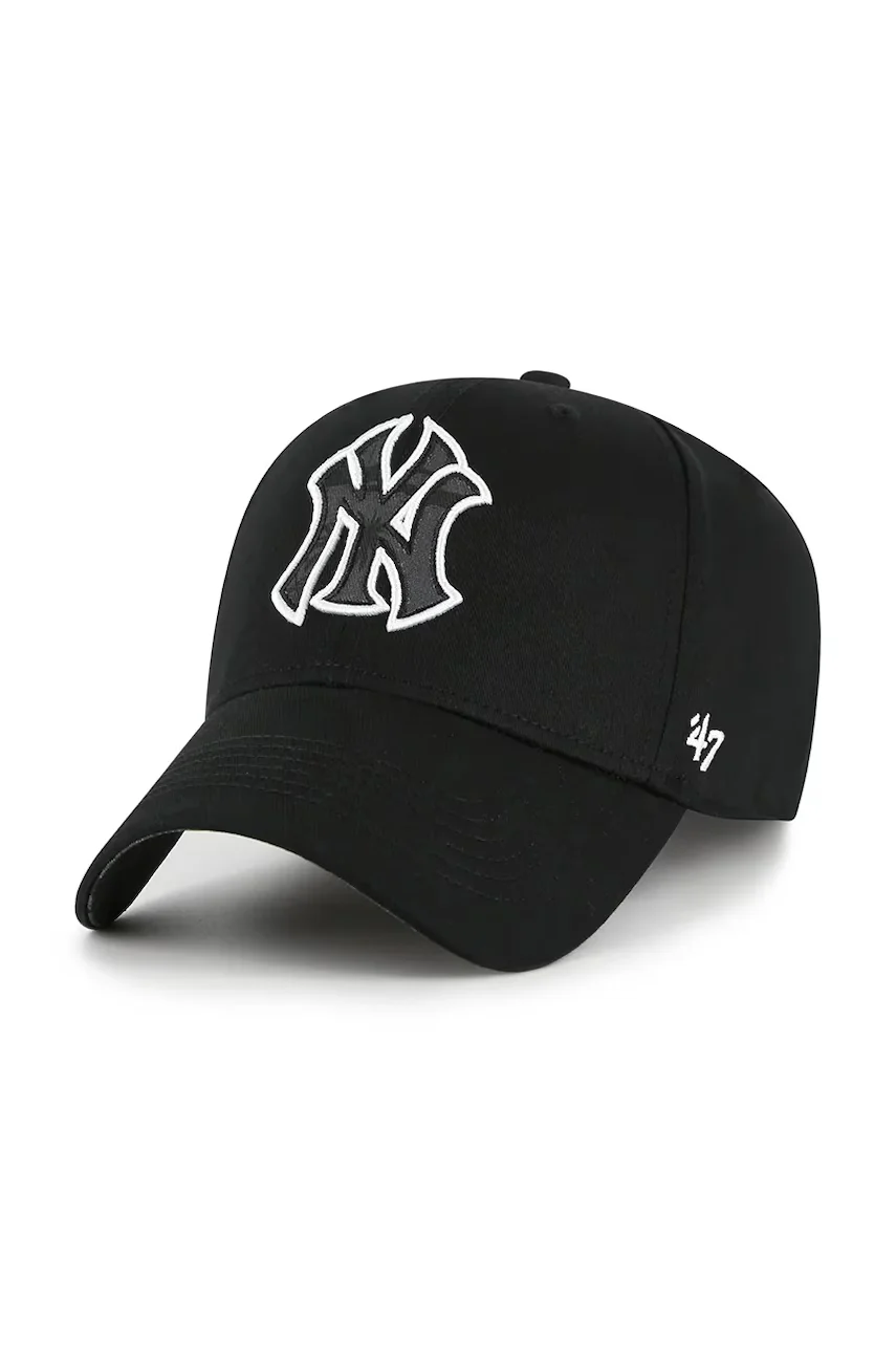 47 Brand Памучна шапка с козирка MLB New York Yankees