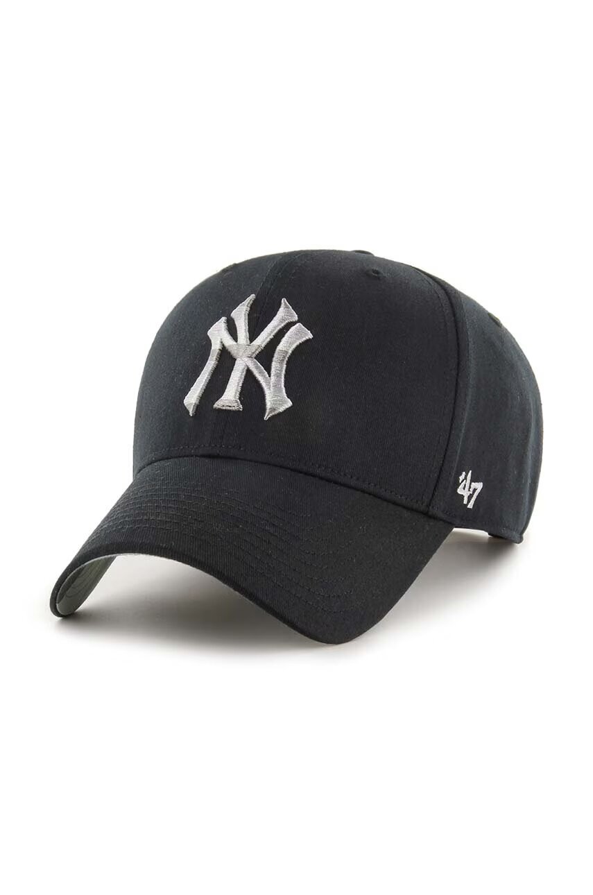 47 Brand Памучна шапка с козирка MLB New York Yankees