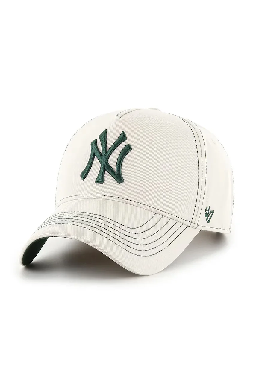 47 Brand Памучна шапка с козирка MLB New York Yankees