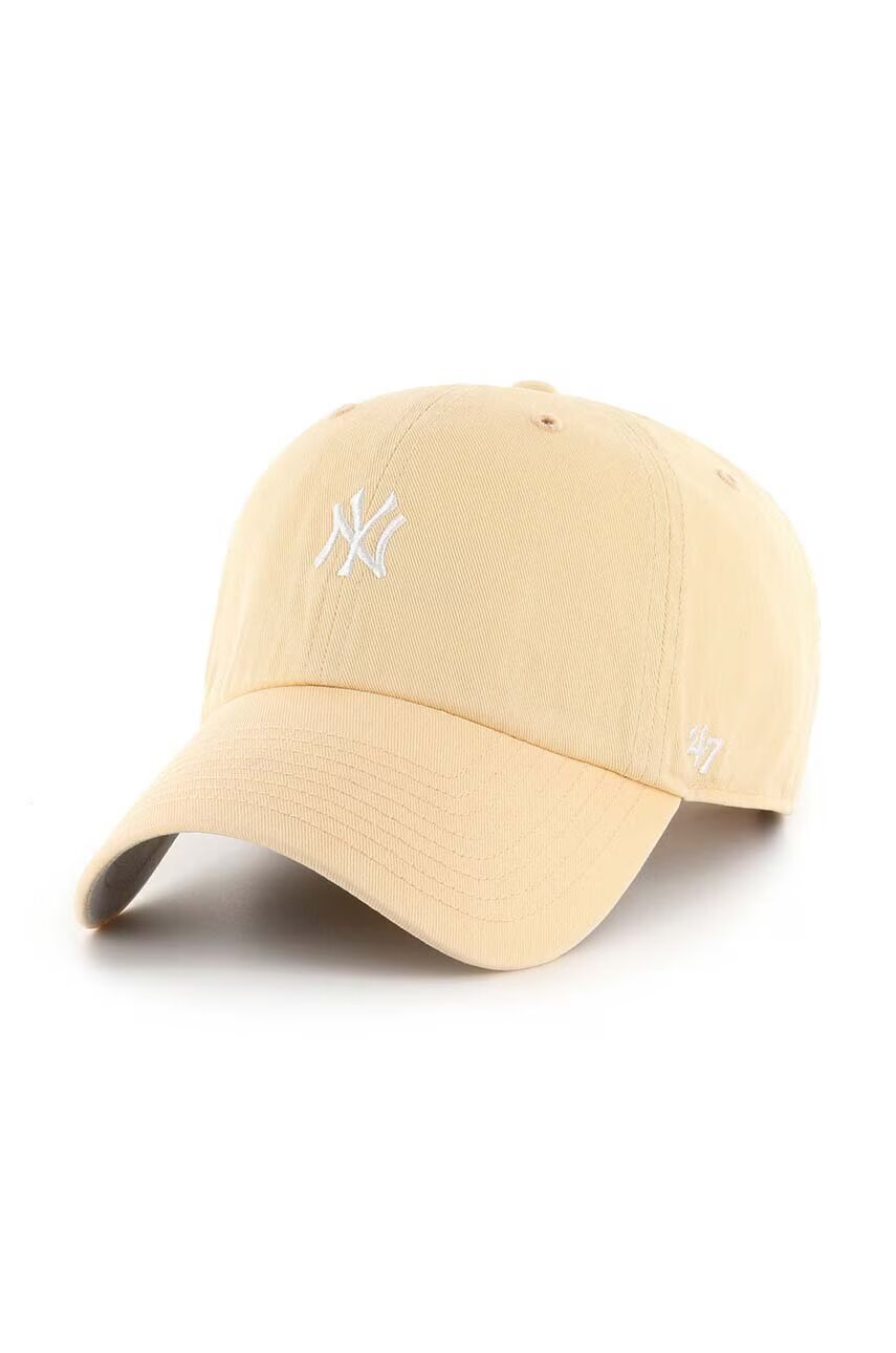 47 Brand Памучна шапка с козирка MLB New York Yankees