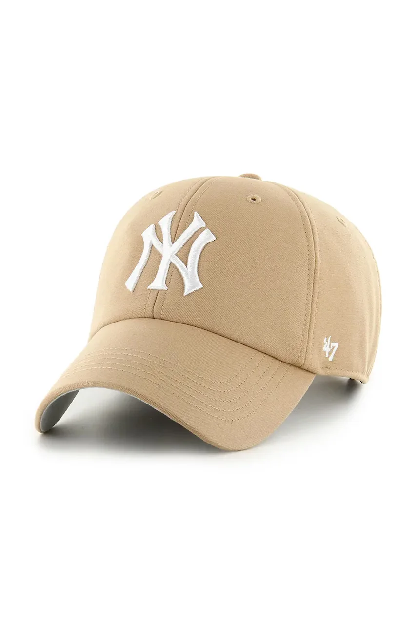 47 Brand Памучна шапка с козирка MLB New York Yankees