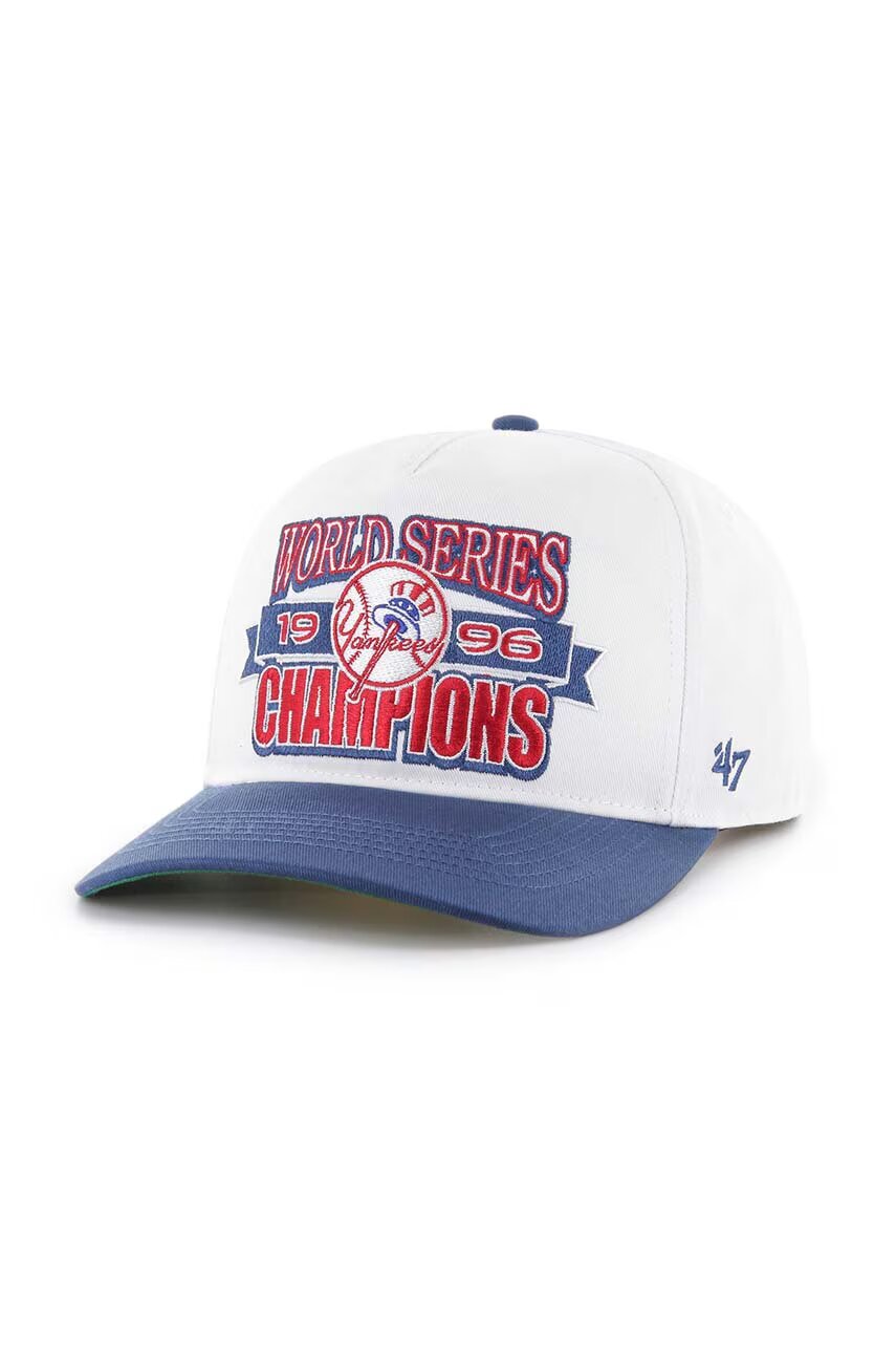 47 Brand Памучна шапка с козирка MLB New York Yankees