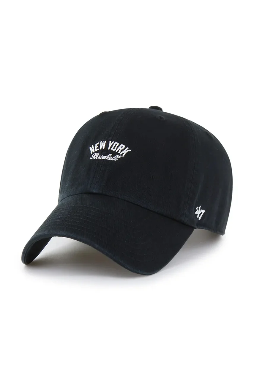 47 Brand Памучна шапка с козирка MLB New York Yankees