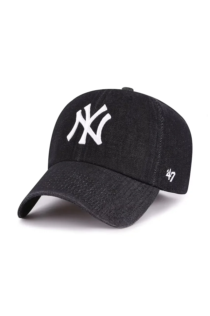 47 Brand Памучна шапка с козирка MLB New York Yankees