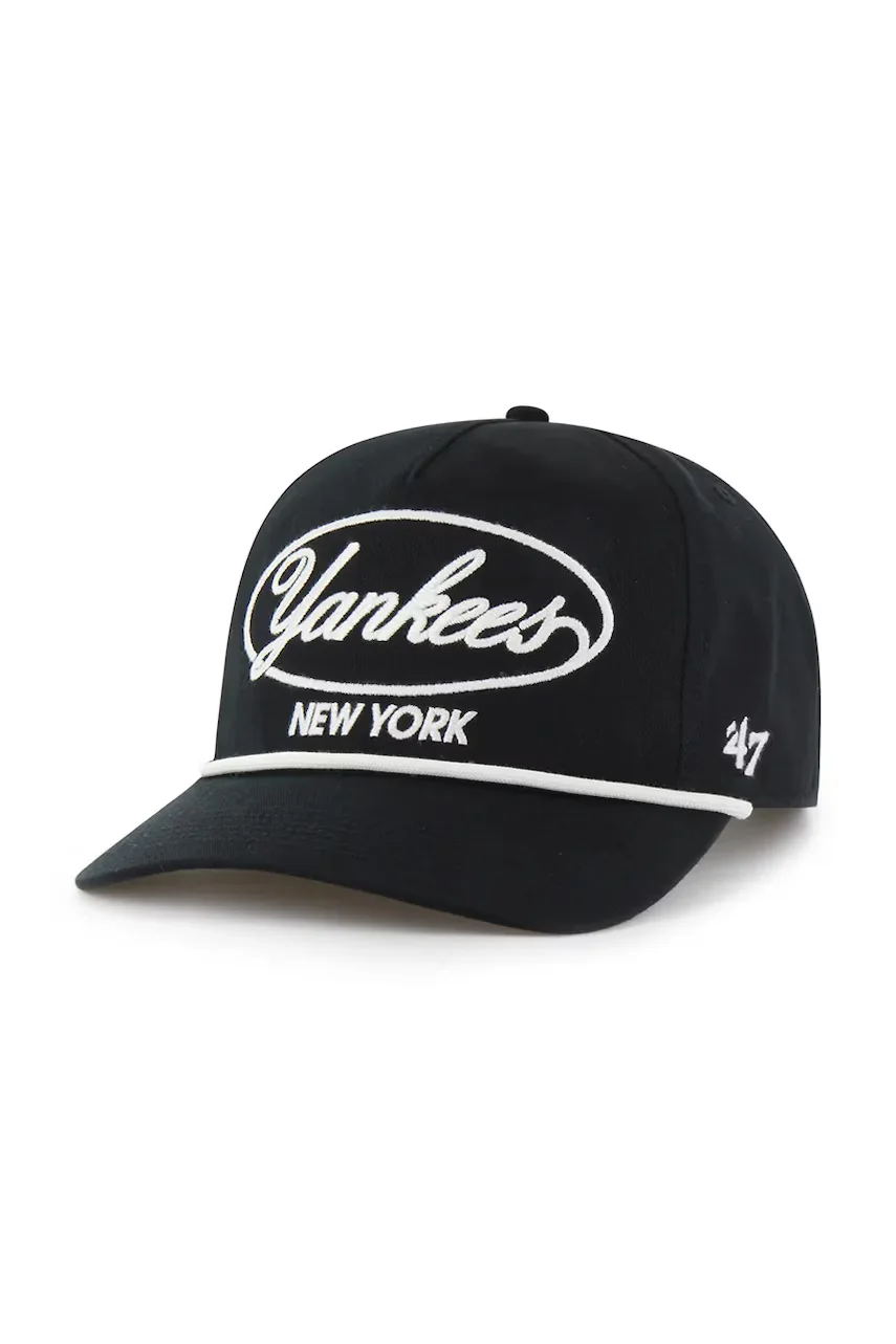 47 Brand Памучна шапка с козирка MLB New York Yankees