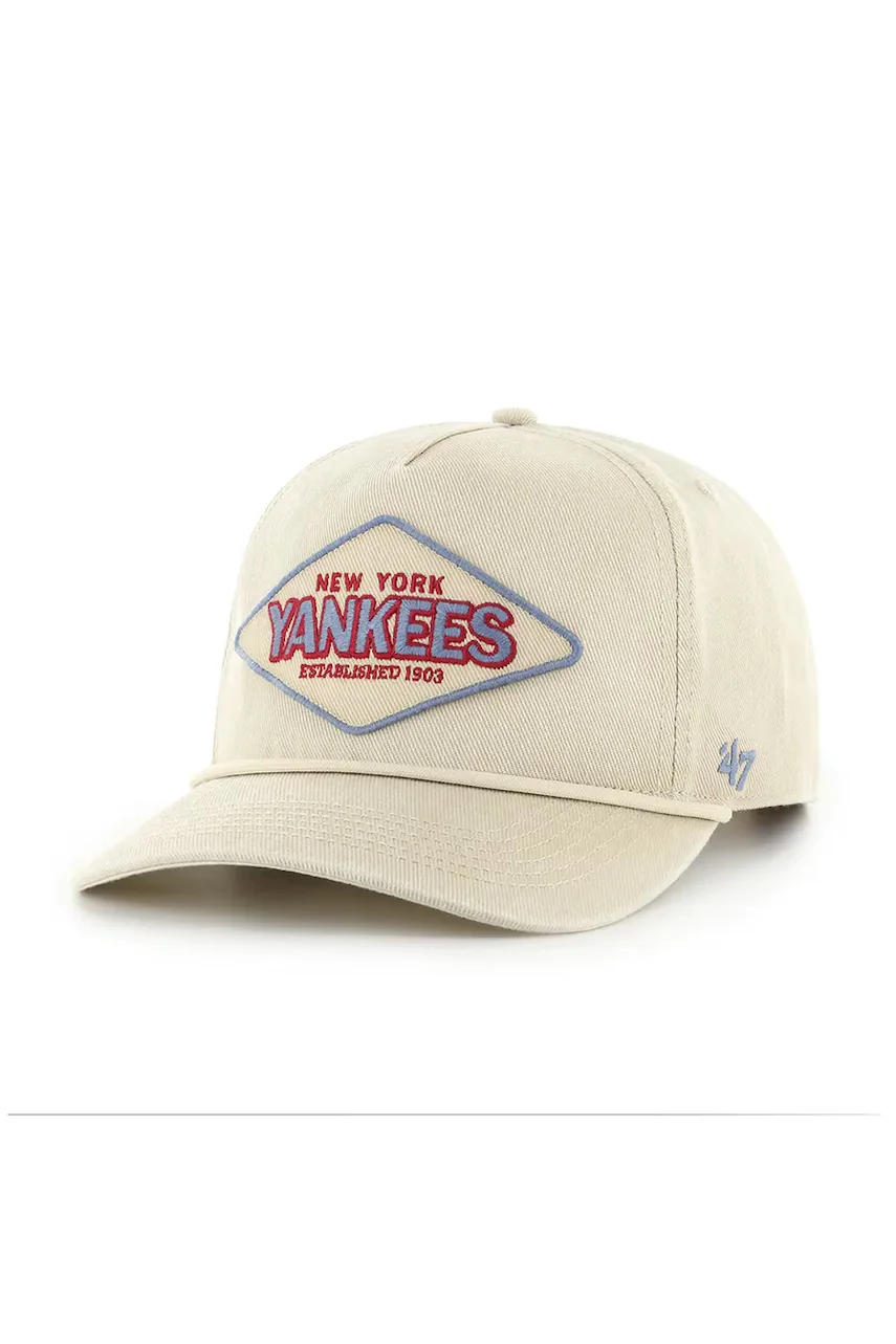 47 Brand Памучна шапка с козирка MLB New York Yankees