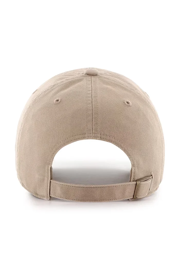 47 Brand Памучна шапка с козирка MLB New York Yankees в кафяво B-NLRGW17GWS-V1
