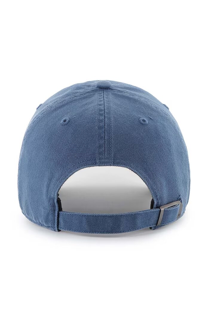 47 Brand Памучна шапка с козирка MLB New York Yankees в синьо с апликация B-BSRNR17GWS-TB