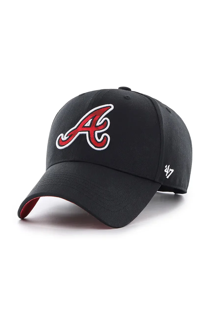 47 Brand Памучна шапка с козирка MLB Oakland Athletics