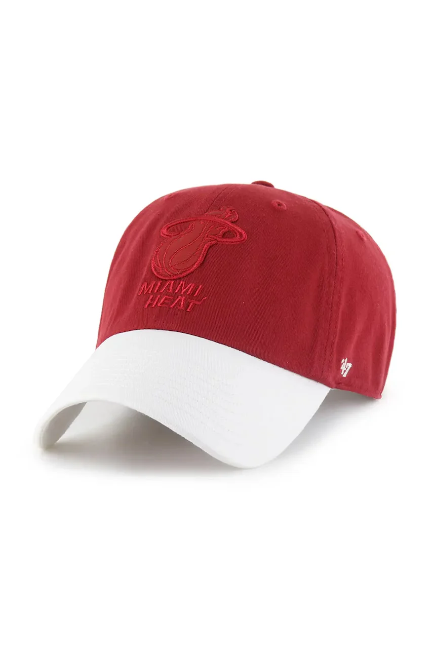 47 Brand Памучна шапка с козирка NBA Miami Heat '47 x Tommy Hilfiger