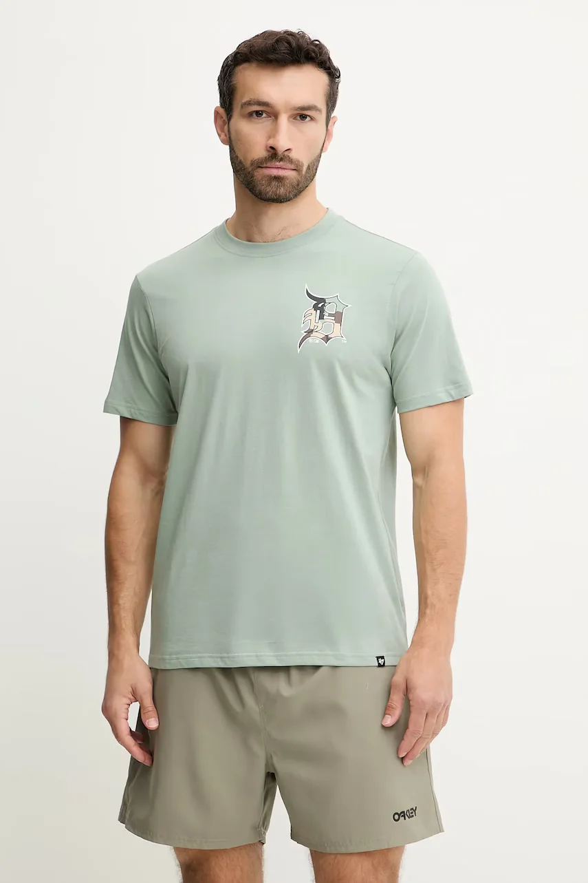 47 Brand Памучна тениска MLB Detroit Tigers