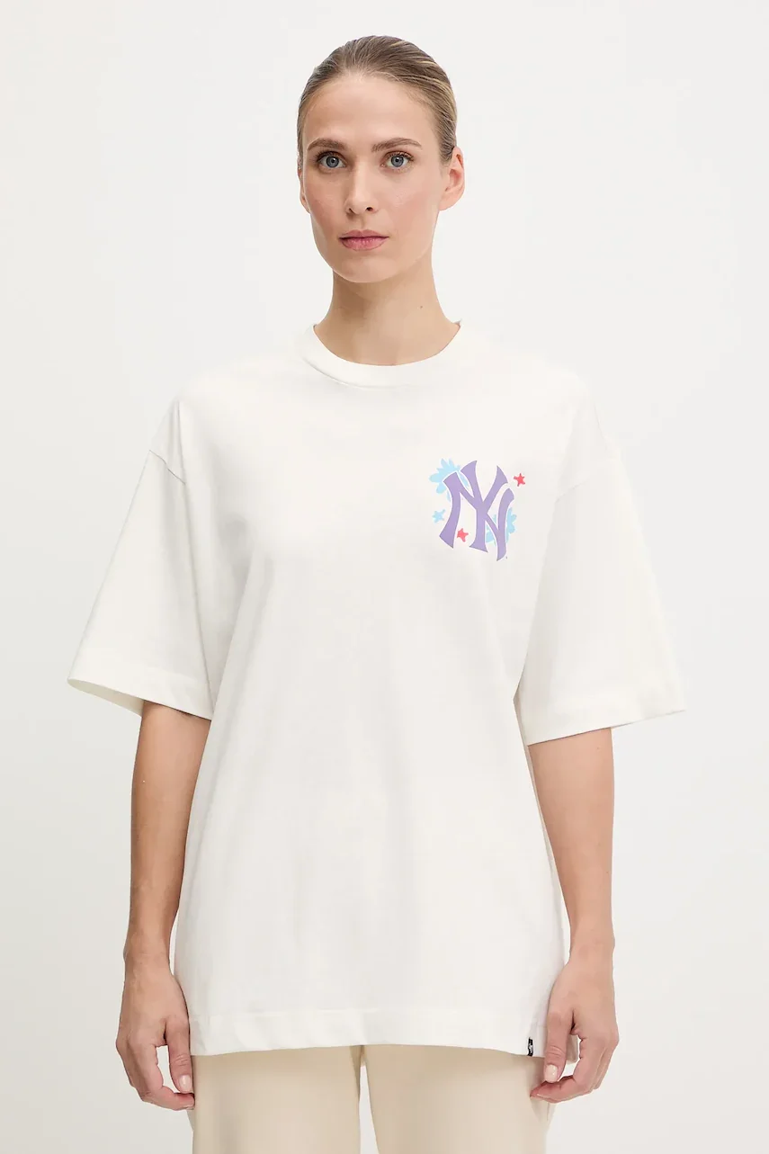 47 Brand Памучна тениска MLB New York Yankees
