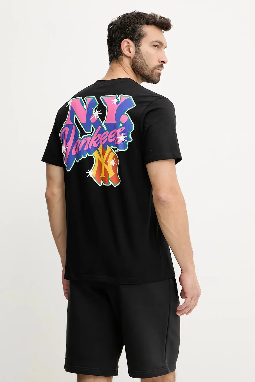 47 Brand Памучна тениска MLB New York Yankees