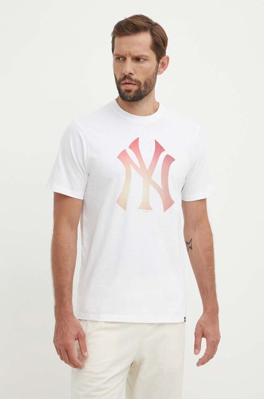 47 Brand Памучна тениска MLB New York Yankees