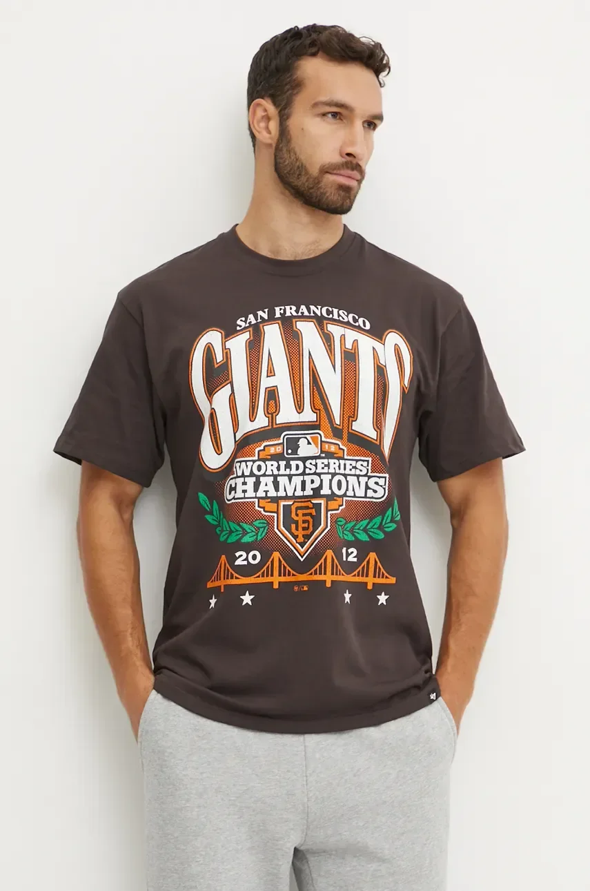 47 Brand Памучна тениска MLB San Francisco Giants