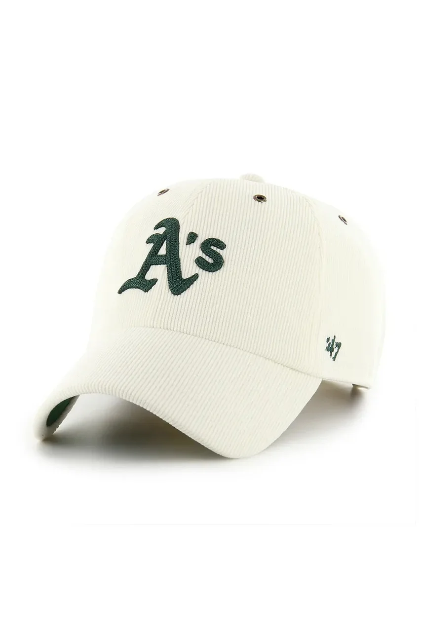 47 Brand Шапка с козирка MLB Athletics