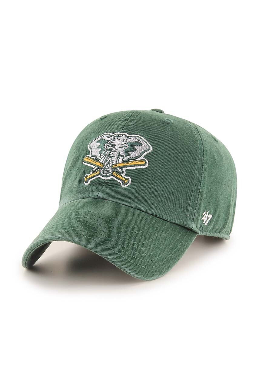 47 Brand Шапка с козирка MLB Oakland Athletics