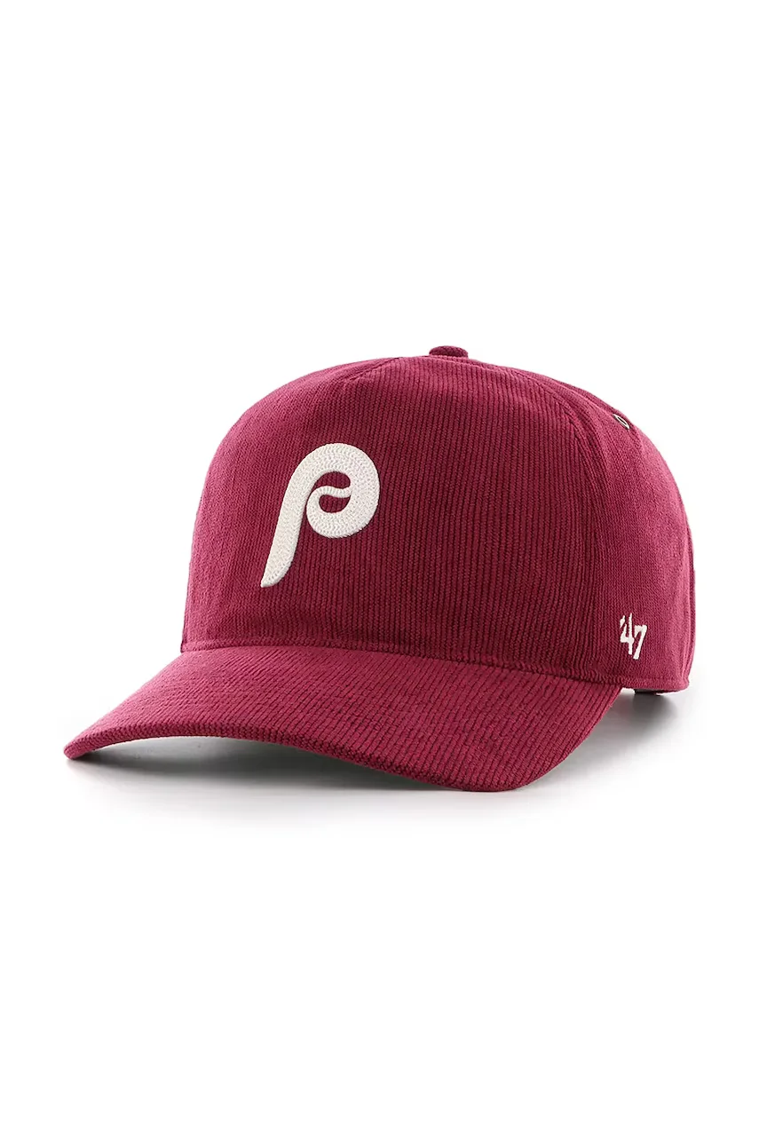 47 Brand Шапка с козирка MLB Philadelphia Phillies