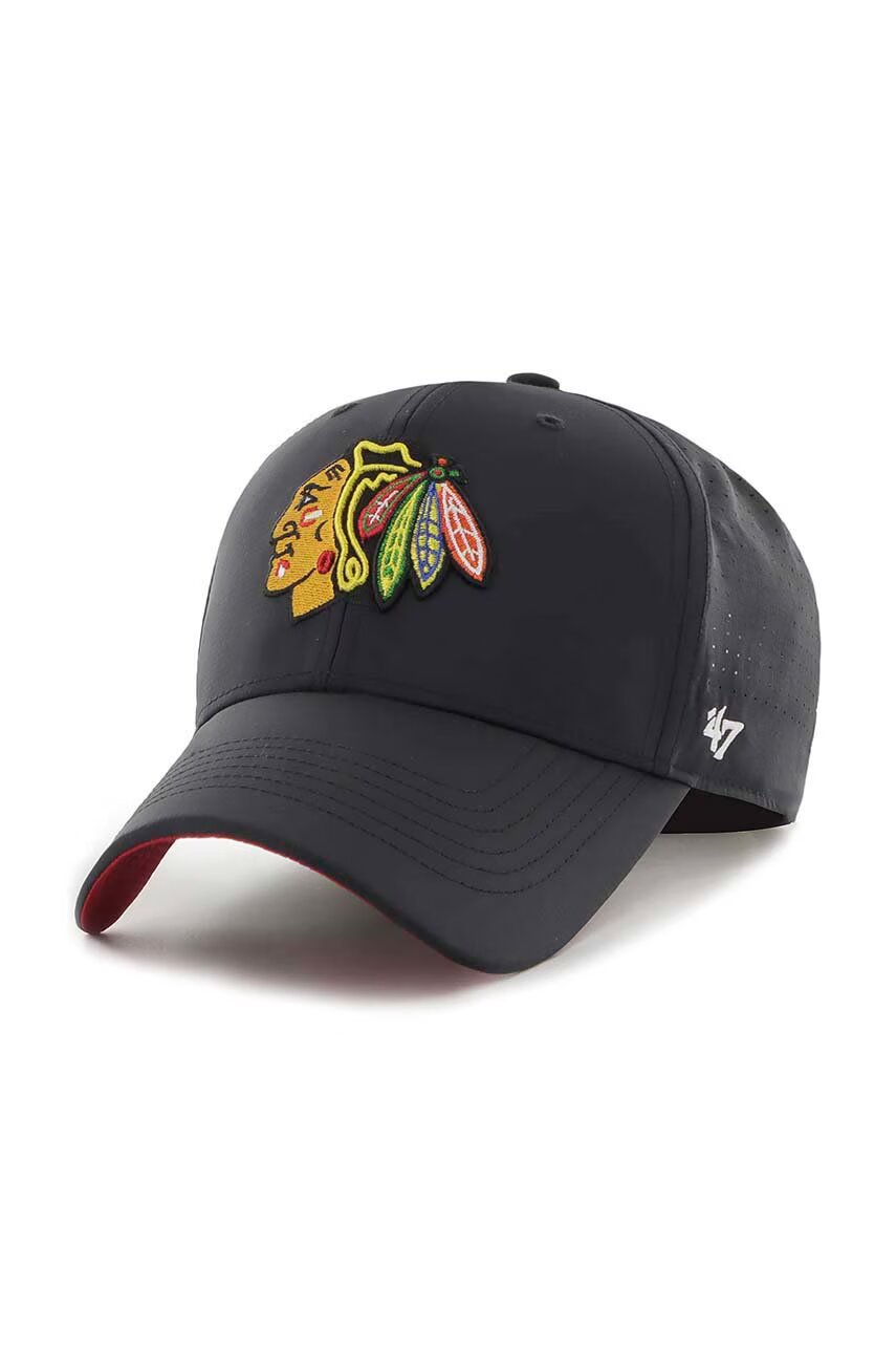 47 Brand Шапка с козирка Nhl Chicago Blackhawks