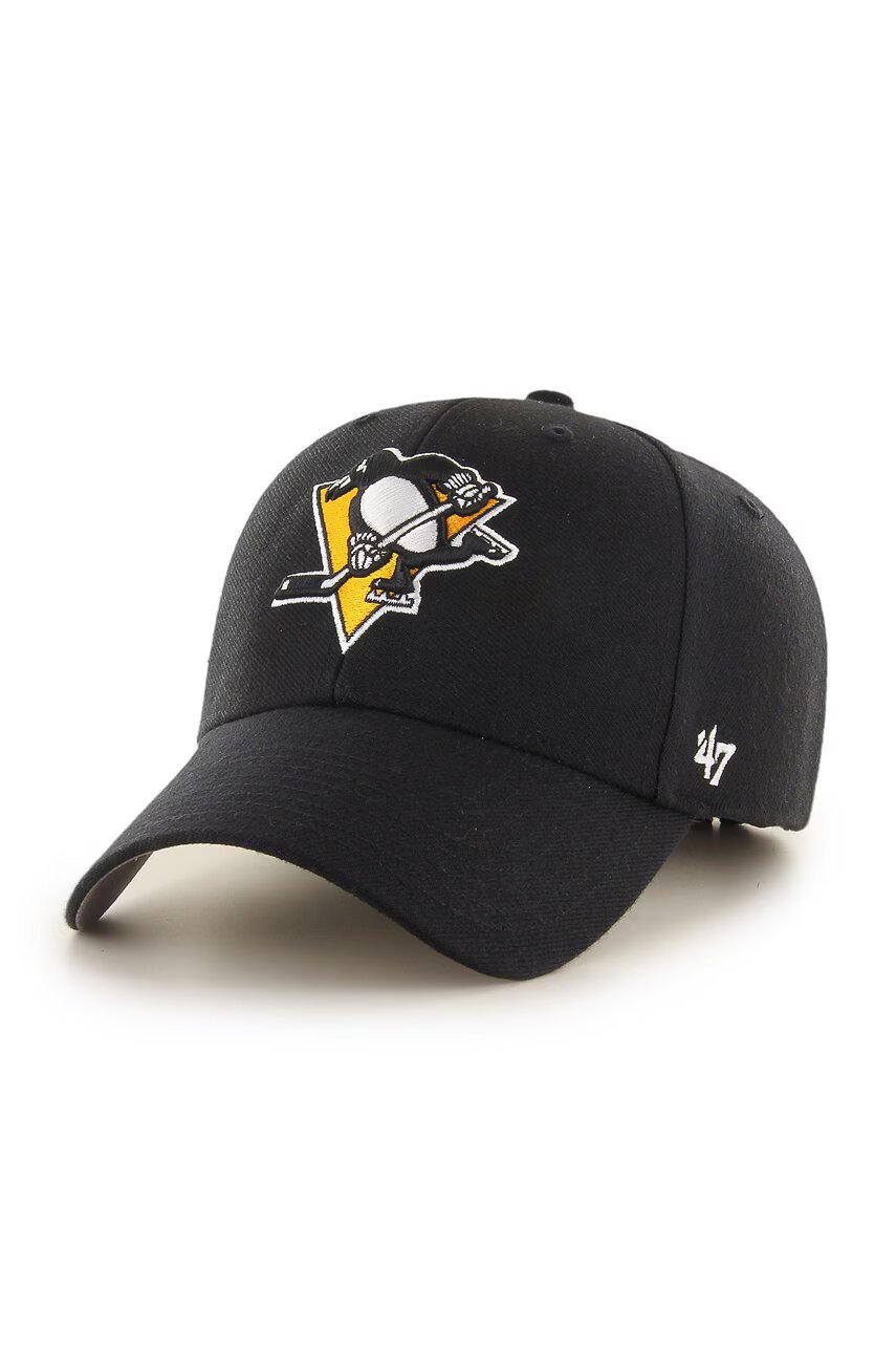 47 Brand Шапка с козирка NHL Pittsburgh Penguins