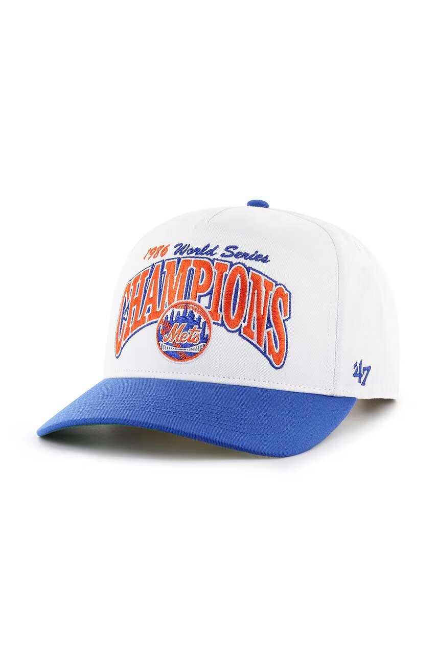 47 Brand Шапка с козирка с вълна MLB New York Mets