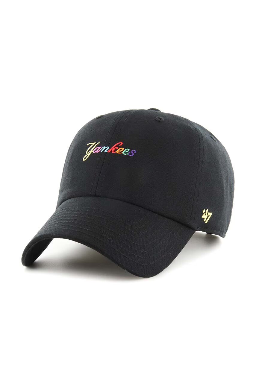47 Brand Шапка с козирка с вълна MLB New York Yankees