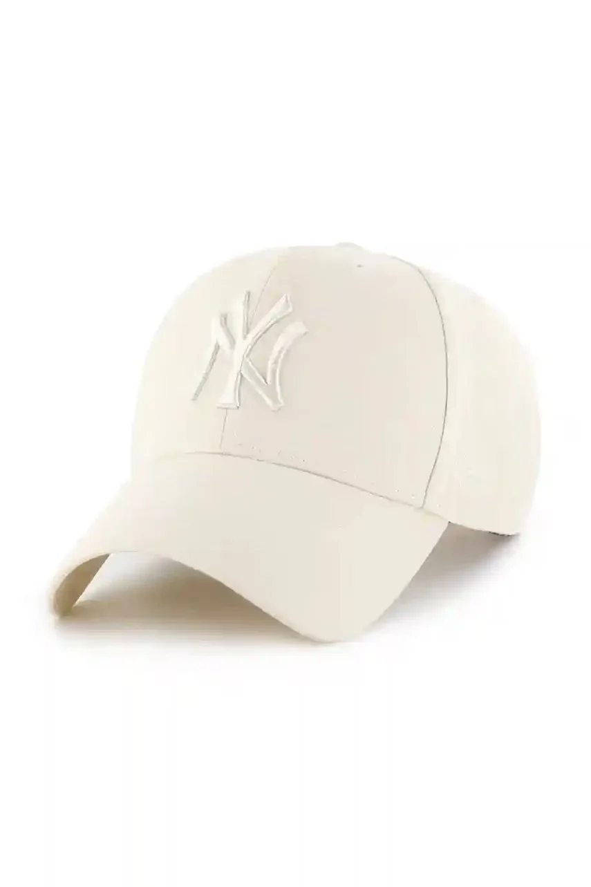47 Brand Шапка с козирка с вълна MLB New York Yankees