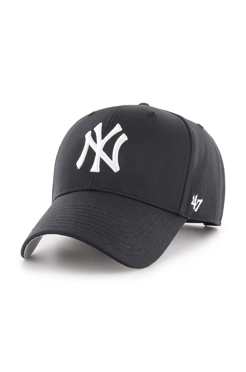 47 Brand Шапка с козирка вълна MLB New York Yankees