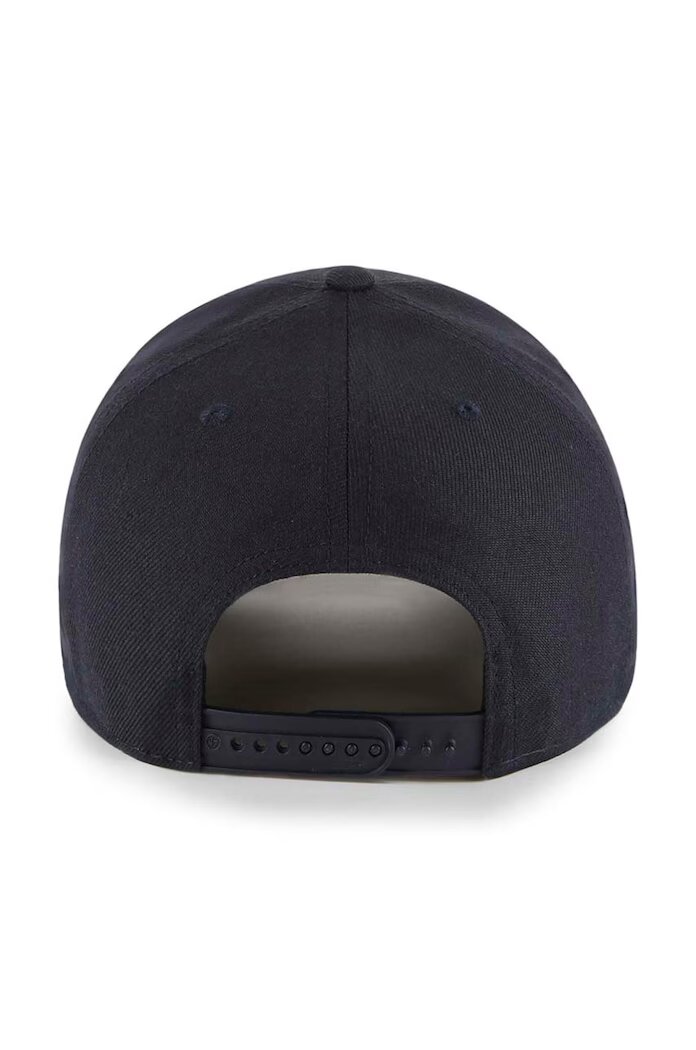 47 Brand Шапка с козирка вълна Mlb New York Yankees в тъмносиньо с апликация B-MVPSP17WBP-NYC