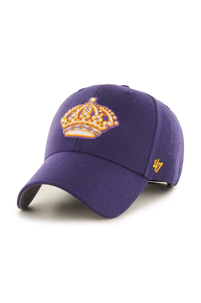 47 Brand Шапка с козирка вълна NHL Los Angeles Kings