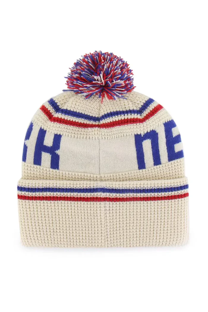 47 Brand шапка с помпон MLB New York Yankees бежова F-QATRL21ACE-NT