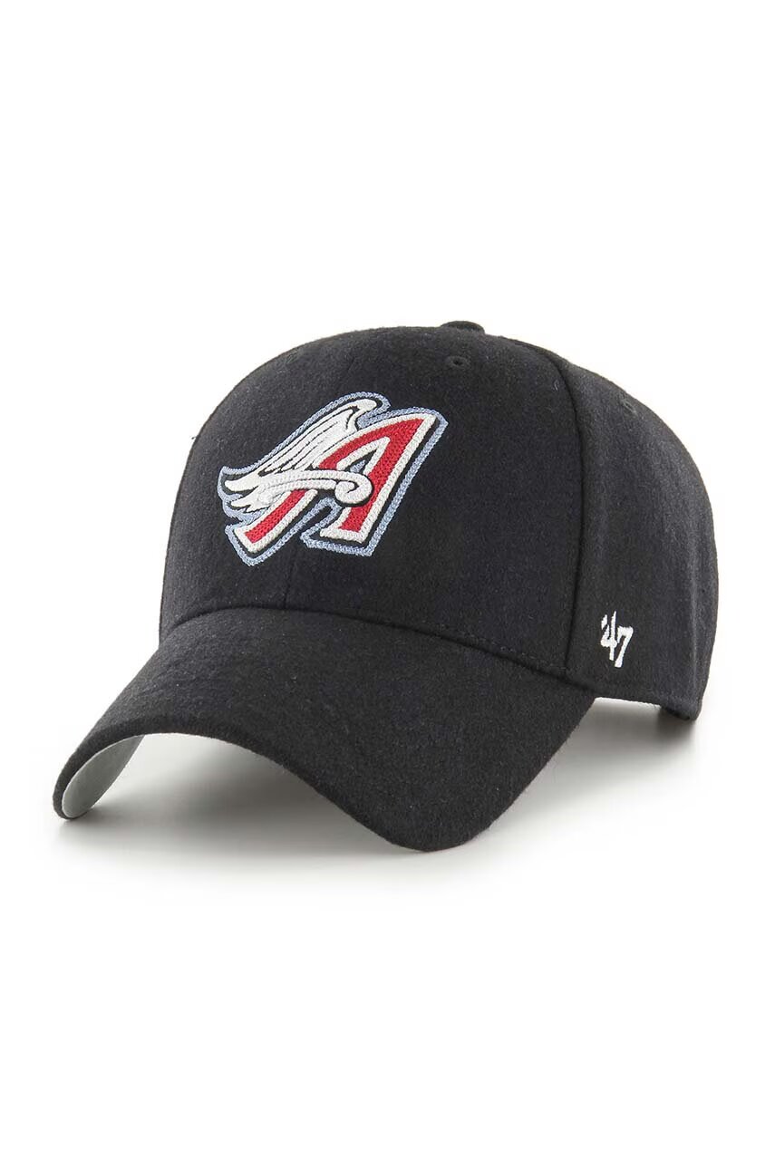 47 Brand Вълнена шапка с козирка MLB Los Angeles Dodgers