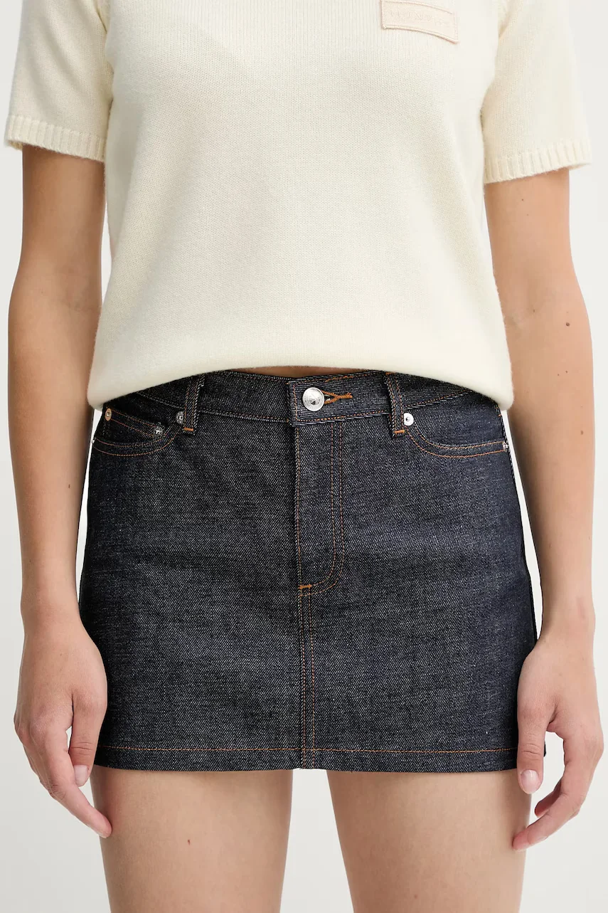 A.P.C. Дънкова пола mini-jupe