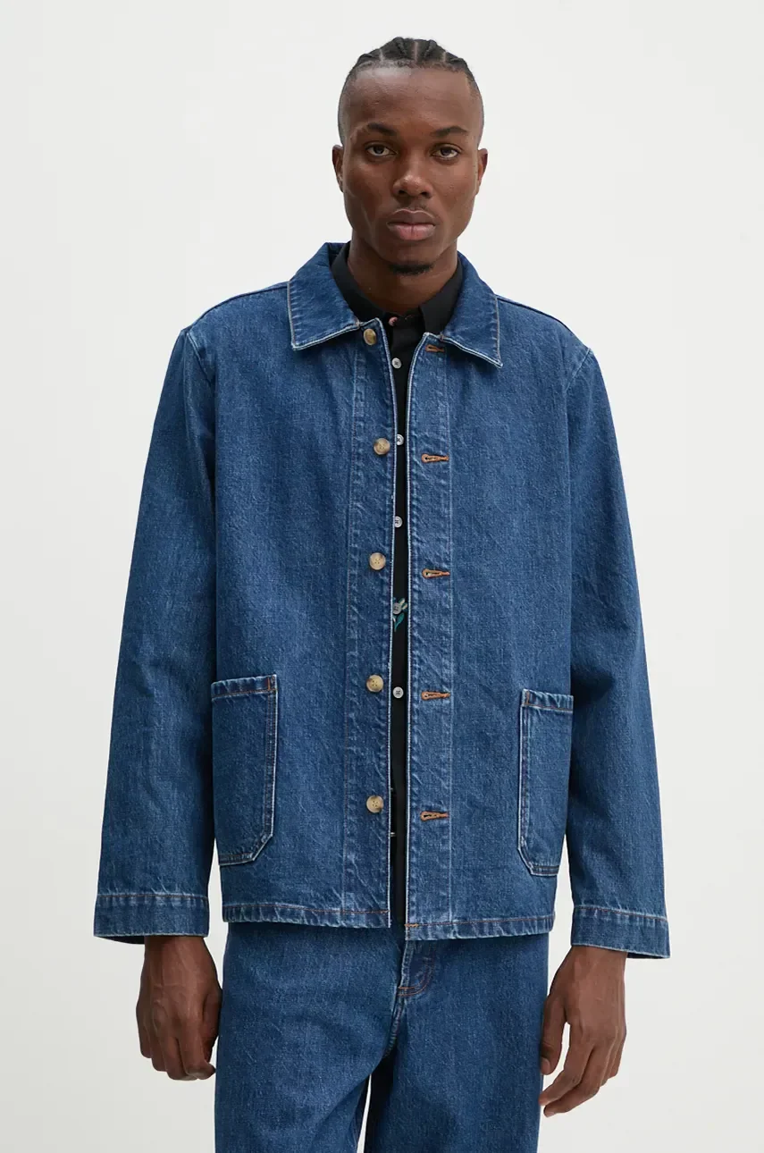 A.P.C. Дънкова риза veste kerlouan logo